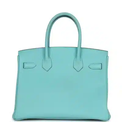 Hermès Birkin 30 Bleu Atoll Togo Gold Hardware