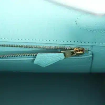 Hermès Birkin 30 Bleu Atoll Togo Gold Hardware