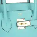 Hermès Birkin 30 Bleu Atoll Togo Gold Hardware