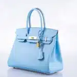 Hermès Birkin 30 Blue Celeste Epsom Gold Hardware Fake luxury bags for sale