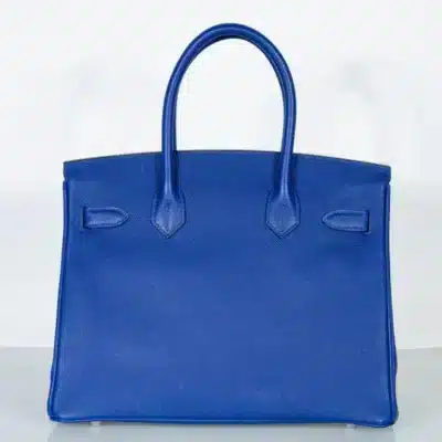 Hermès Birkin 30 Blue Electric Epsom Palladium Hardware Lushentic bags