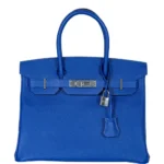 Hermès Birkin 30 Blue Electric Epsom Palladium Hardware Lushentic bags