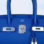 Hermès Birkin 30 Blue Electric Epsom Palladium Hardware Lushentic bags