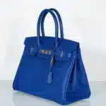 Hermès Birkin 30 Blue Electric Epsom Palladium Hardware Lushentic bags