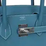 Hermès Birkin 30 Blue Jean Togo Palladium Hardware Replica designer handbags