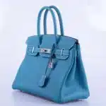 Hermès Birkin 30 Blue Jean Togo Palladium Hardware Replica designer handbags