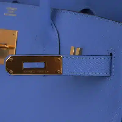 Hermès Birkin 30 Blue Paradis Epsom Gold Hardware