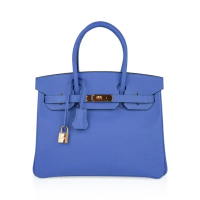 Hermès Birkin 30 Blue Paradis Epsom Gold Hardware