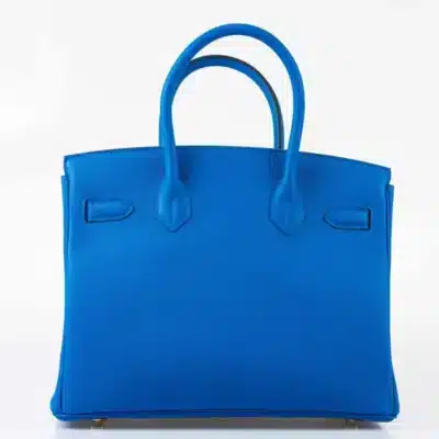 Hermès Birkin 30 Blue Zellige Togo Gold Hardware luxury bags