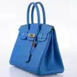 Hermès Birkin 30 Blue Zellige Togo Gold Hardware Lushentic quality