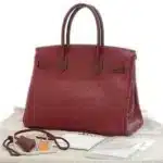 Hermès Birkin 30 Bordeaux Togo Palladium Hardware Affordable