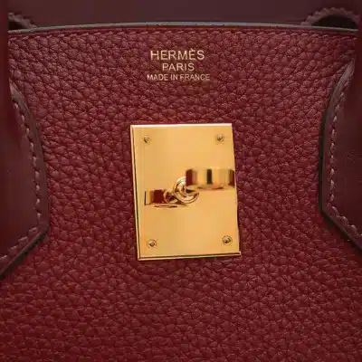 Hermès Birkin 30 Bordeaux Togo Palladium Hardware Affordable