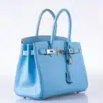 Hermès Birkin 30 Celeste Blue Epsom Palladium Hardware