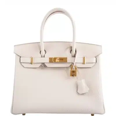 Hermès Birkin 30 Craie Togo Gold Hardware Lushentic Replica