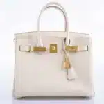 Hermès Birkin 30 Craie Togo Gold Hardware Lushentic Replica