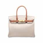 Hermès Birkin 30 Craie Togo Brushed Gold Hardware Luxury replica handbags