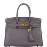 Hermès Birkin 30 Etain Togo Gold Hardware