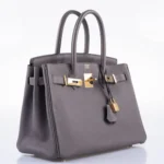 Hermès Birkin 30 Etain Togo Gold Hardware