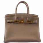 Hermès Birkin 30 Etoupe Togo Gold Hardware Lushentic Replica