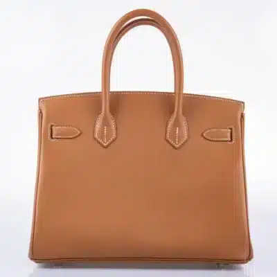 Hermès Birkin 30 Gold Epsom Palladium Hardware Handmade replica bags