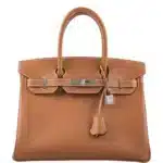 Hermès Birkin 30 Gold Epsom Palladium Hardware Handmade replica bags