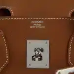 Hermès Birkin 30 Gold Epsom Palladium Hardware Handmade replica bags