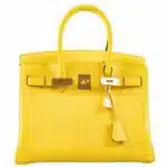 Hermès Birkin 30 Jaune de Naples Taurillon Novillo Gold Hardware