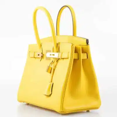 Hermès Birkin 30 Jaune de Naples Taurillon Novillo Gold Hardware