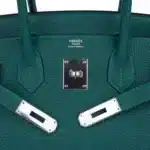 Hermès Birkin 30 Malachite Emerald Toned Clemence Palladium Hardware