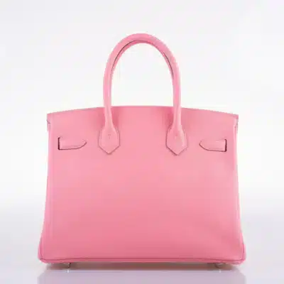 Hermès Birkin 30 Rose Confetti Epsom Palladium Hardware Lushentic Bags