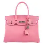 Hermès Birkin 30 Rose Confetti Epsom Palladium Hardware Lushentic Bags