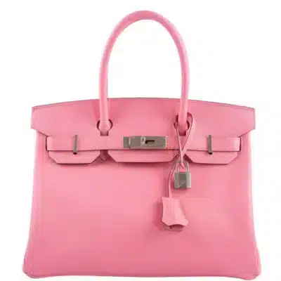 Hermès Birkin 30 Rose Confetti Epsom Palladium Hardware Lushentic Bags