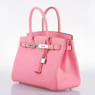 Hermès Birkin 30 Rose Confetti Epsom Palladium Hardware Lushentic Bags