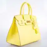 Hermès Birkin 30 Sellier Jaune Citron Matte Niloticus Crocodile Gold Hardware Lushentic quality