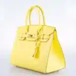 Hermès Birkin 30 Sellier Jaune Citron Matte Niloticus Crocodile Gold Hardware Lushentic quality