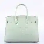 Hermès Birkin 30 Vert D'Eau Matte Alligator Mississippiensis Palladium Hardware