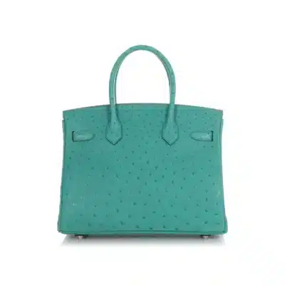 Hermès Birkin 30 Vert Verona Ostrich Palladium Hardware