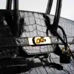 Hermès Birkin 35 Black Shiny Porosus Crocodile Gold Hardware