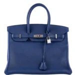 Hermès Birkin 35 Blue Saphire Taurillon Novillo Palladium Hardware Luxury replica handbags