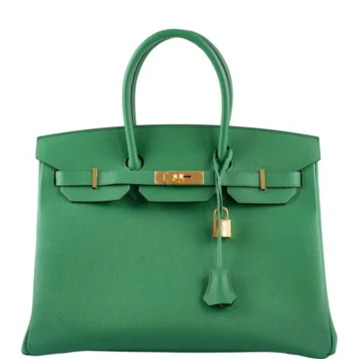 Hermès Birkin 35 Cactus Epsom Gold Hardware Lushentic Grade Bags