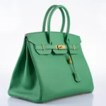 Hermès Birkin 35 Cactus Epsom Gold Hardware Lushentic Grade Bags