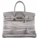 Hermès Birkin 35 Grey/Gris Perle Box Calf & Vibrato Palladium Hardware Replica luxury handbags