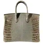 Hermès Birkin 35 Grey Himalayan Niloticus Crocodile Palladium Hardware High-quality replica