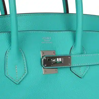 Hermès Birkin 35 Lagon Togo logo