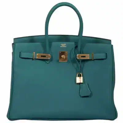 Hermès Birkin 35 Malachite Togo Gold Hardware Affordable