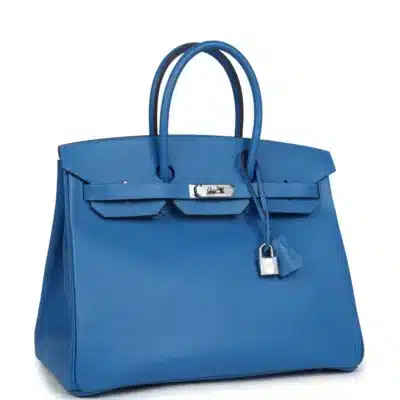 Hermès Birkin 35 Mykonos Epsom Palladium Hardware