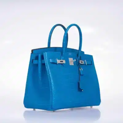 Hermès Birkin 35 Mykonos Matte Alligator Mississippiensis Palladium Hardware