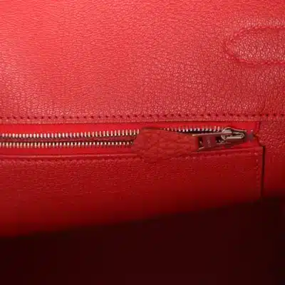 Hermès Birkin 35 Rouge Casaque Togo Palladium Hardware