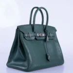 Hermès Birkin 35 Vert Fonce Ardenne Palladium Hardware Replica designer handbags