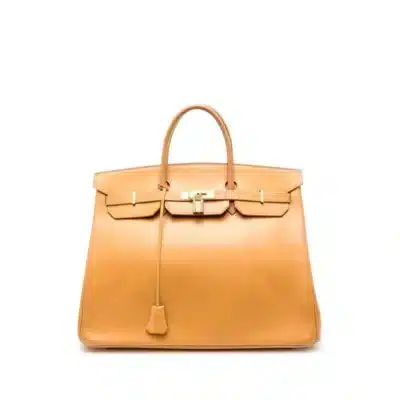 Hermès Birkin 40 Camel Brown Box Calfskin Gold Hardware